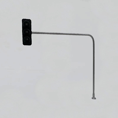 Светодиодный фонарь г-образной формы изогнуты для макетов Curvy Traffic Oversee