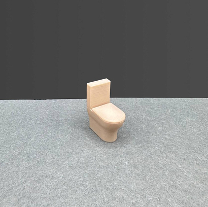 Унитаз для макетирования "ПЬЕДЕСТÅЛ В1"