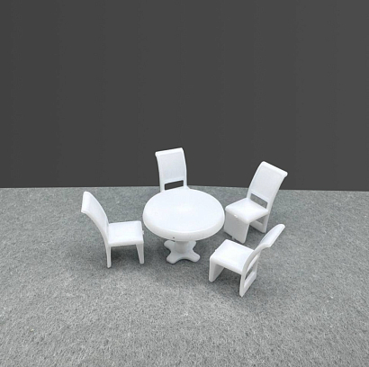 Обеденный стол для макета RUNDÄFIKA