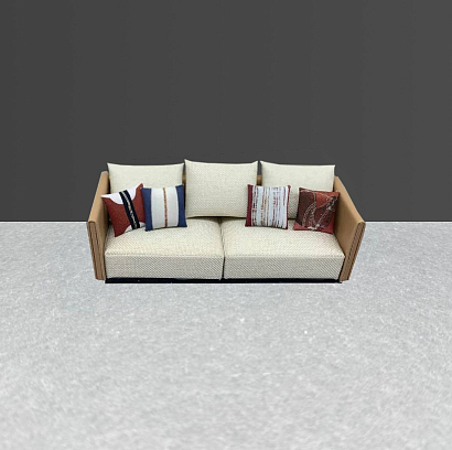 Диван  для макета TĖKSTILLO 