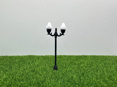 Двойной фонарь для диорам и макетов  Double Lamp